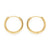 Simple 15mm Huggie Hoop
