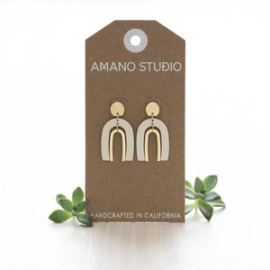 Arches Earrings: Ivory