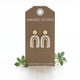 Arches Earrings: Ivory