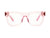 D28 Reading Glasses Polished Clear Pink