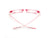 Kincaid Reading Glasses Polished Clear Pink