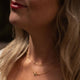 Heart Link Chain Necklace: Silver