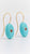 EG-6004LQ Stone Drop Earrings Turquoise