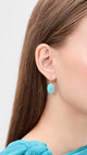 EG-6004LQ Stone Drop Earrings Turquoise