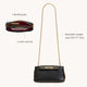 Charlotte Small Black Gold