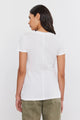 Lilith Vneck Tee in White