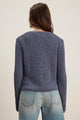 Thalia Cotton Tie Cardigan in Atlas