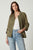 Ruby Cotton Twill Jacket in Forest