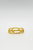 Gold Rings - Chain Link: 7