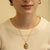 Hummingbird Vintage Cameo Necklace