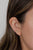 Pave Stud - Peace Sign - Earring