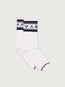 Astley Active Socks White/Blue Nights
