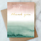 Earthy Thank You Greeting Card