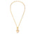 Puffed Heart on Toggle Chain Necklace