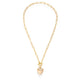 Puffed Heart on Toggle Chain Necklace