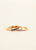 Gold Rings - Half Pave - Black CZ: 8