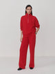 Hawley Half Zip Sweat Red Marl