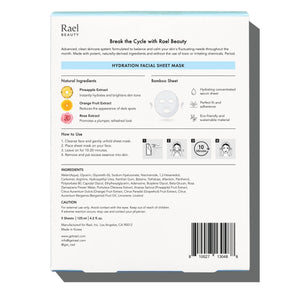 Rael Beauty Hydration Facial Sheet Masks