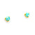 Simple Opal Studs: Blue Opal (OP03)