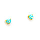 Simple Opal Studs: Blue Opal (OP03)
