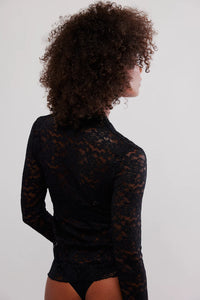 All Day Lace Long Sleeve in Black