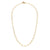 Paperclip Chain Necklace: Gold