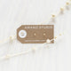 Tiny Dot Stud Earring: Crystal