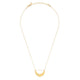 Starlight Crescent Necklace: Crystal