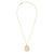 Sacred Heart Mother of Pearl Pendant Necklace