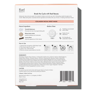 Rael Beauty Collagen Facial Sheet Masks