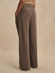 Alysha Wide Leg 32" Pine Bark Stripe