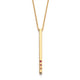 Gold Bar Necklace: Gold