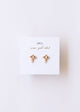 Evil Eye Drop - Mother of Pearl - Gold Earrings