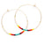 Japanese Seed Bead Hoops- multiple colorways: Seashore