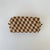 Checkered Pattern Make Up Bags : BLACK CHECKERED