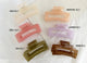 Jumbo 4-Inch Jelly Hair Clips - BETTY JELLY: IVORY JELLY