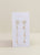 Raw Gemstone Chain Drop Earring - Peach Moonstone