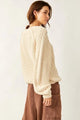 Frankie Cable Knit Sweater in Ivory