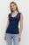 Estina Scoop Neck Tank in Midnight