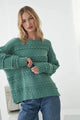 Girona Knit Sweater in Jade