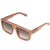 Get In Line Sunglasses in Milky Carmel Brown Gradient Lens