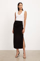 Hilton Midi Skirt in Black