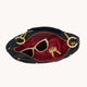 Erica Small Black Brushed Gold