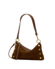 Kyle Cinnamon Suede Antique Gold