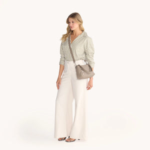 Bryant Medium Pewter Pebble Brushed Silver
