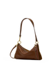 Kyle Cinnamon Suede Antique Gold