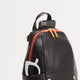 Hunter Medium in Black Brushed Gold Red Zip