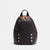 Hunter Medium in Black Brushed Gold Red Zip
