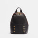 Hunter Medium in Black Brushed Gold Red Zip