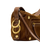 Doxie Medium Cinnamon Suede Antique Gold